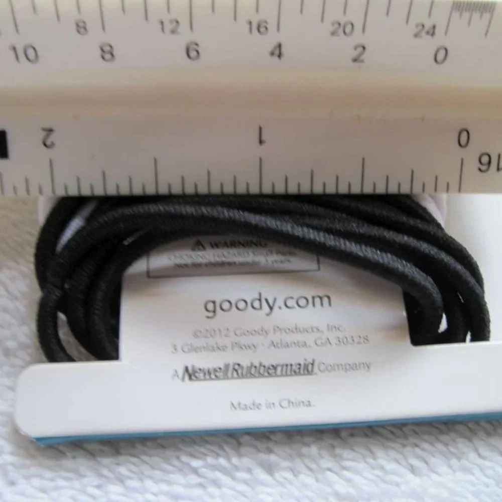 36 Goody Ouchless Citrus Twist Color Thin No Metal Elastic Hair Bands Ponytailer